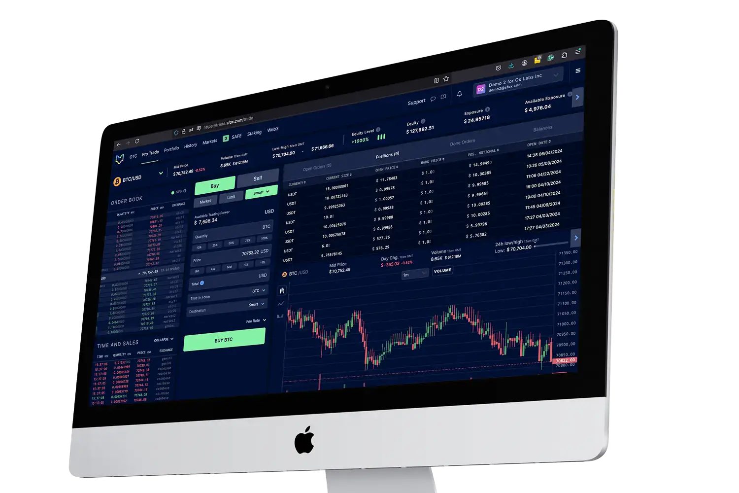 sFOX interface