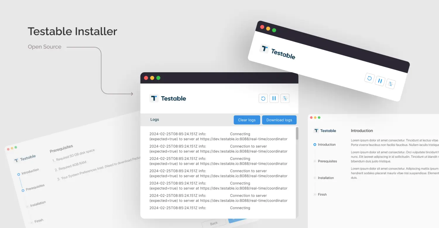 Testable.io test results visualization and comparison graphs